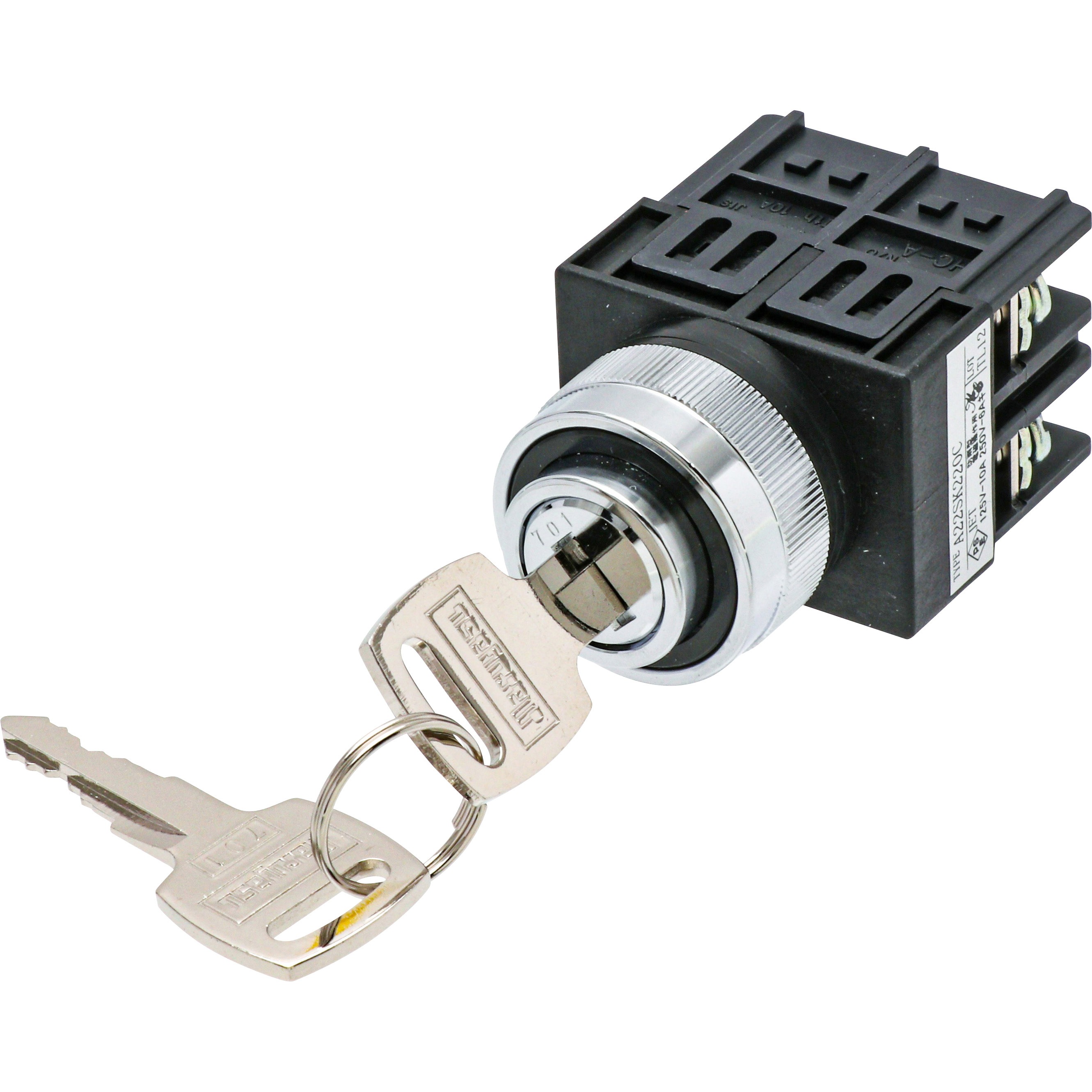 22Φ キースイッチ 2ノッチ マルヤス電業 セレクタスイッチ本体 【通販