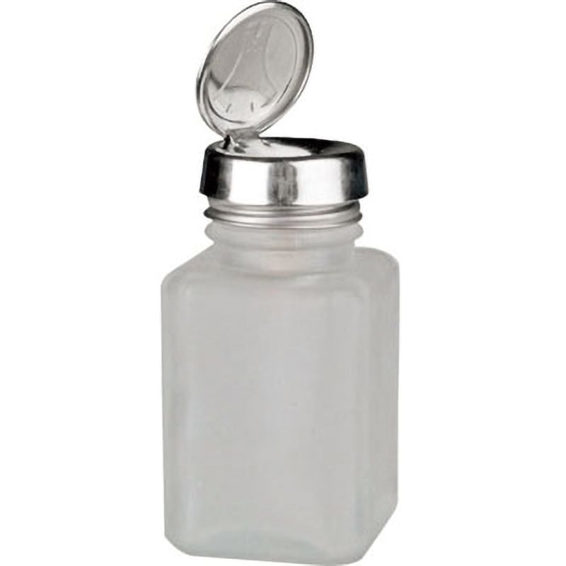 35361 スレンレス・スチール製ポンプ 角型ガラス DESCO 120mL