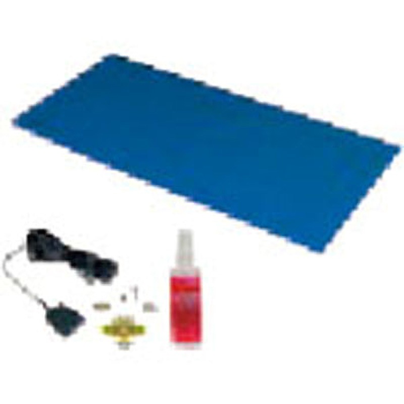 66169 静電気拡散性2層ビニールシート DESCO 寸法900×1800mm