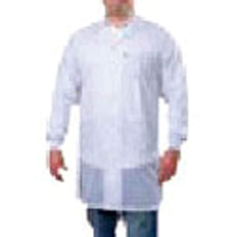 73637 スモック 実験室コート ニット袖口 DESCO 4XL