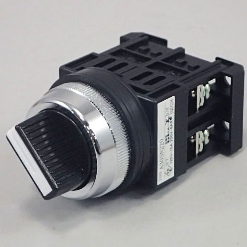 まさ　京王7000系用操作スイッチ2個口&200V昇圧器セット E02M A30SN220B 30Φ セレクタスイッチ 2ノッチ マルヤス電業 つまみ形(金属