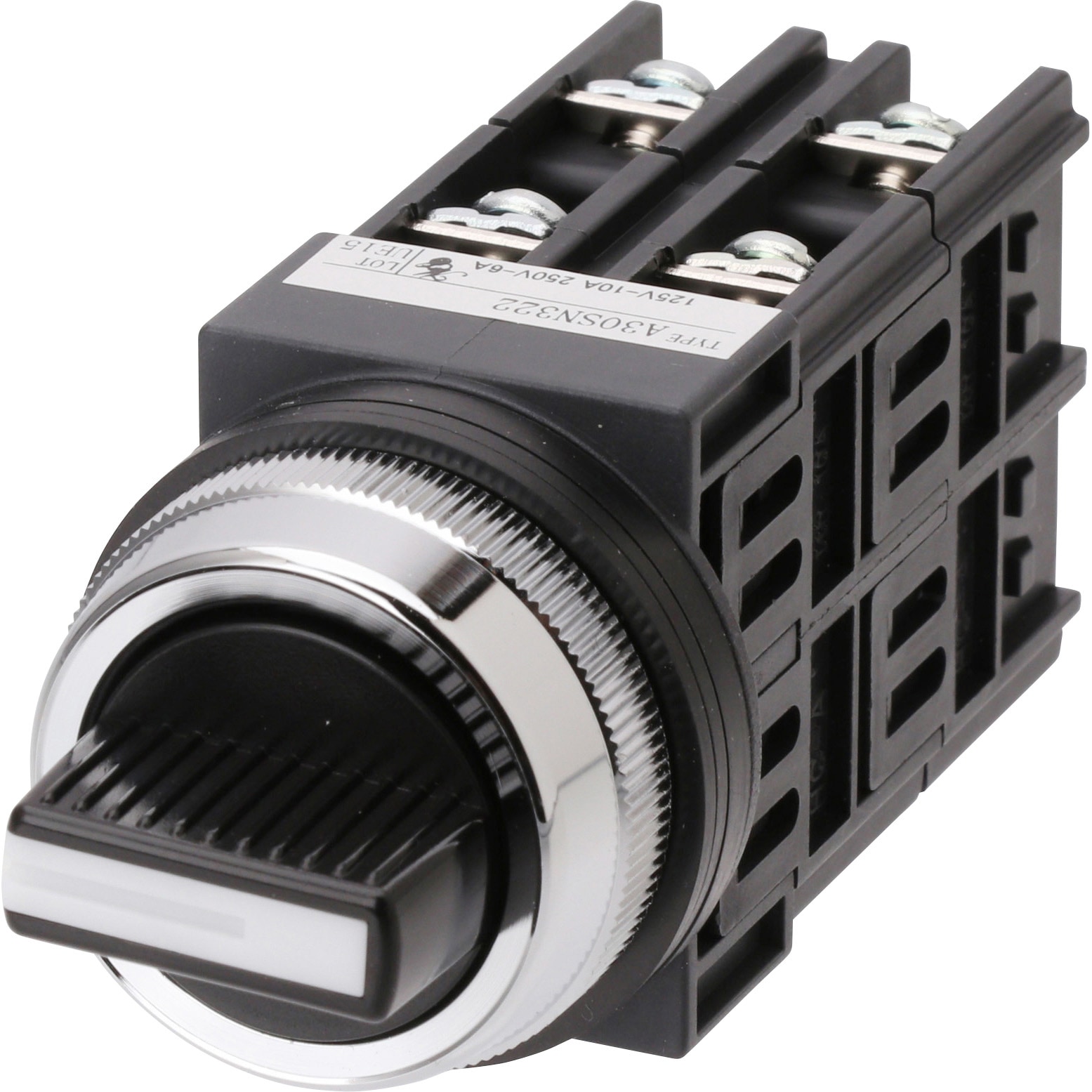 A30SN322B 30Φ セレクタスイッチ 3ノッチ マルヤス電業 つまみ形