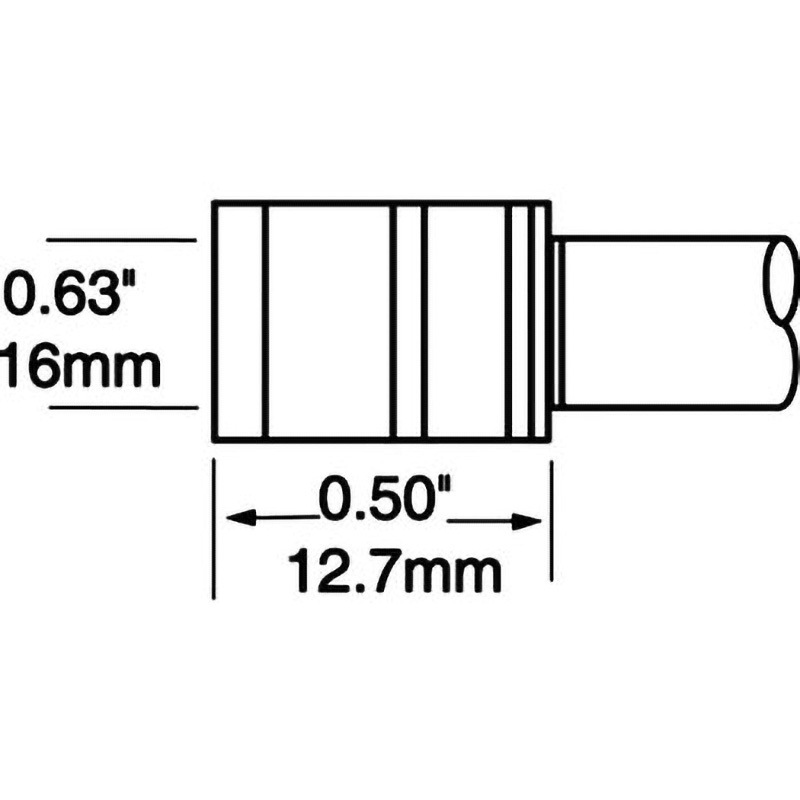 PTTC-805 Metcal MXシリーズ 精密ツイーザー チップカートリッジ メトカル ブレード型  1式 PTTC-805 14,425円
