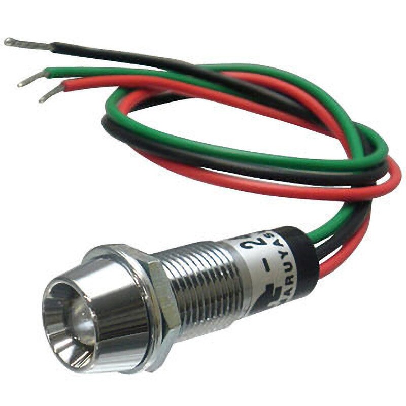 DB24-99CRGKA 小型表示灯 マルヤス電業 光源LED 丸 DC24V 赤/緑 DB24-99CRGKA 小型表示灯 マルヤス電業 光源LED 丸 DC24V 赤/緑