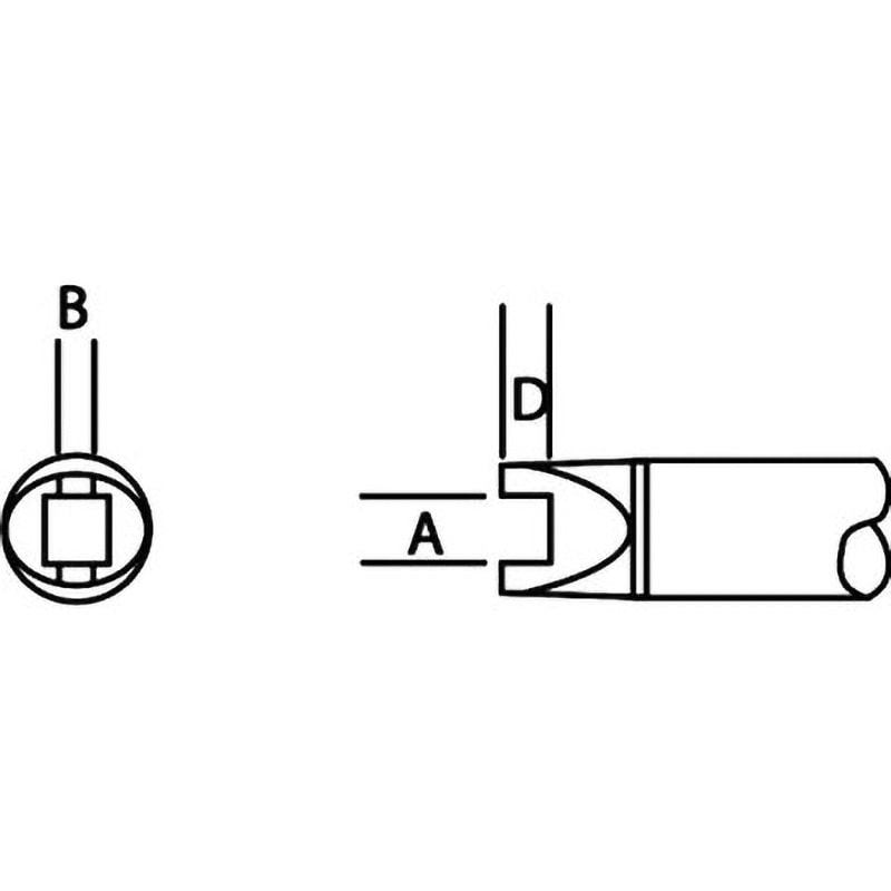 SMTC-134 Metcal MXシリーズ チップカートリッジ SMTC メトカル スロット型
