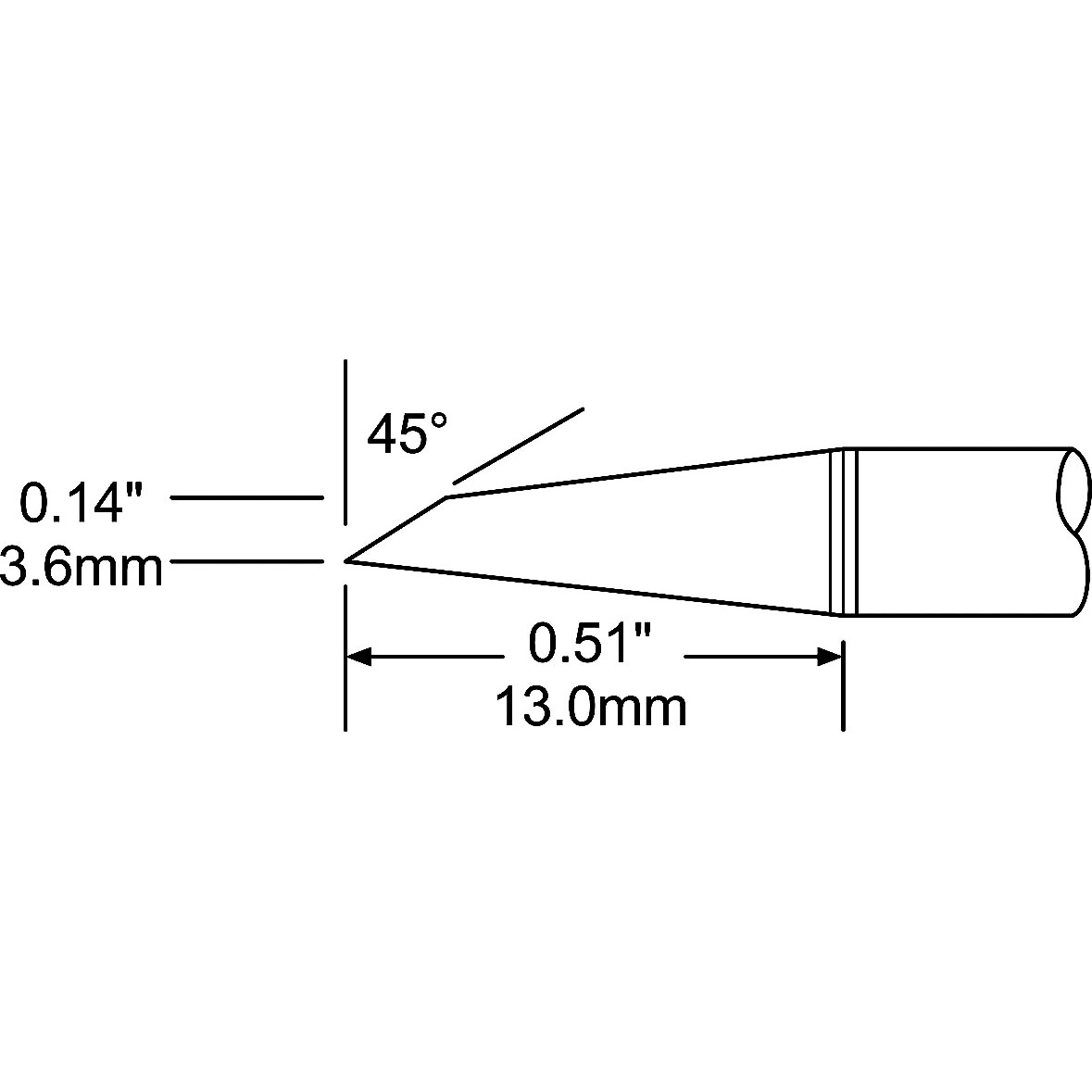 SFV-DRH30CP Metcal MFR-1120・MFR-2220・PS-900シリーズ チップ 1本 メトカル 【通販モノタロウ】