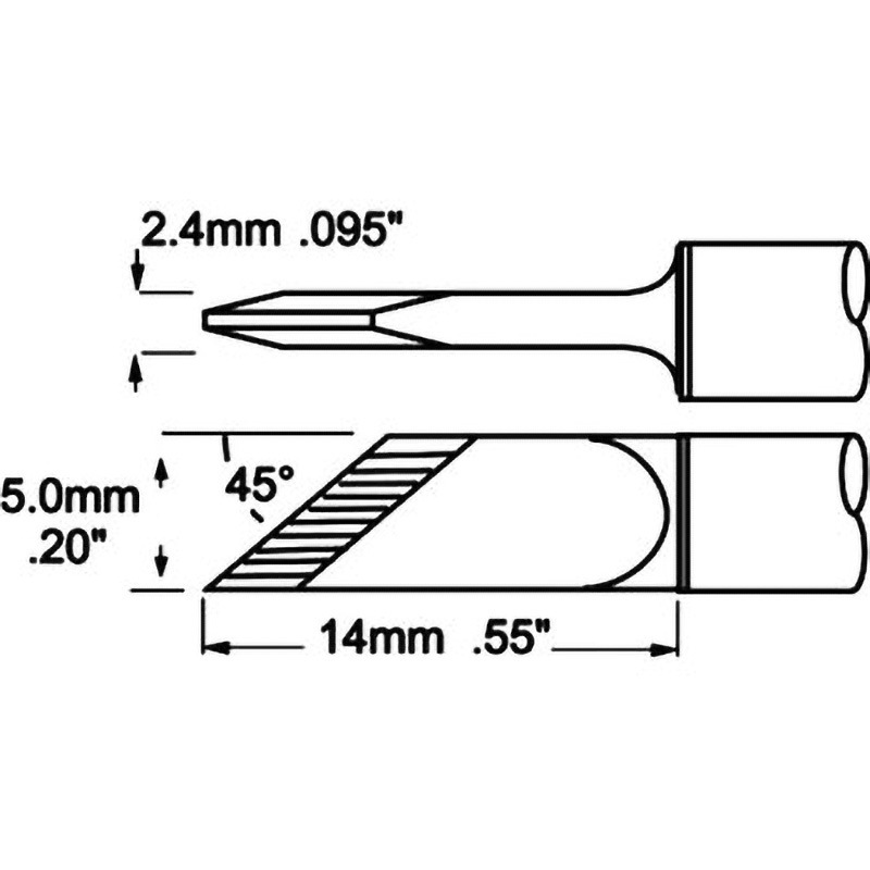 STV-DRK50 Metcal MFR-1120・MFR-2220・PS-900シリーズ チップ メトカル K型   STV-DRK50 4,948円