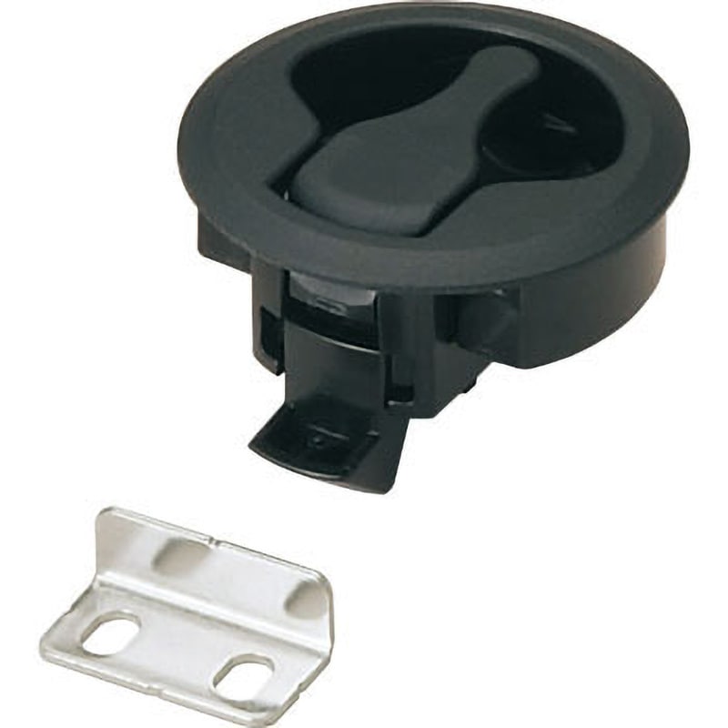LJ-61-BL フラッシュパネルラッチ LJ-61型 1個 LAMP(スガツネ