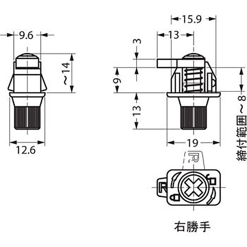 448-9002.00-01113 ミニコンプレッションラッチ 448-90型 LAMP
