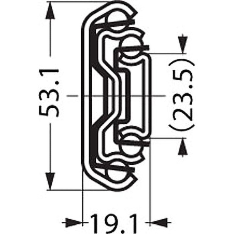 C3617-16 スライドレール C3617 LAMP(スガツネ工業) レール長さ406.4mm