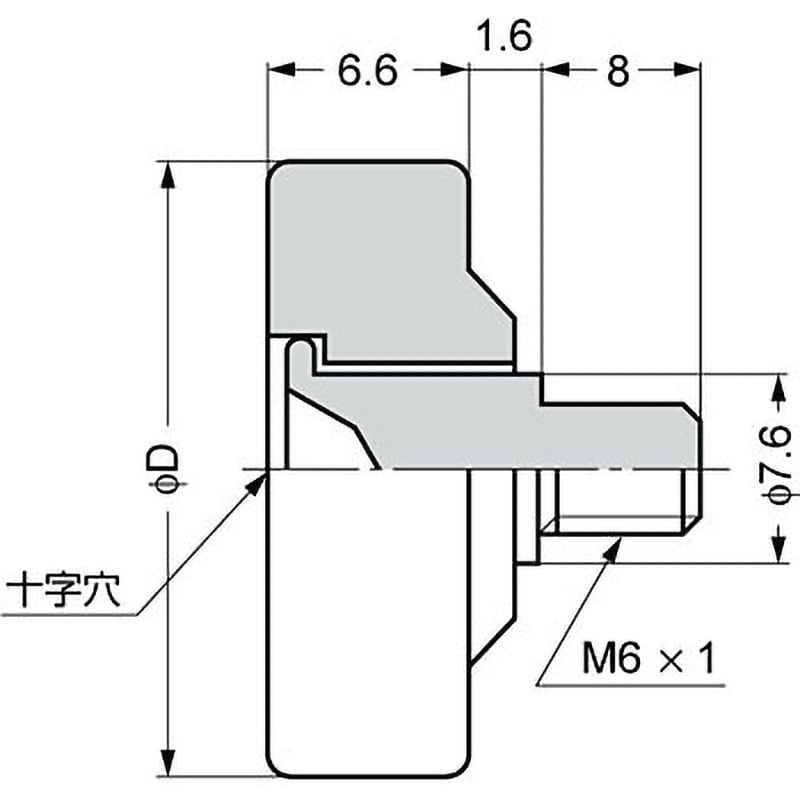 DL-26-B1.6 プラスチックローラー LAMP(スガツネ) 外周フラット