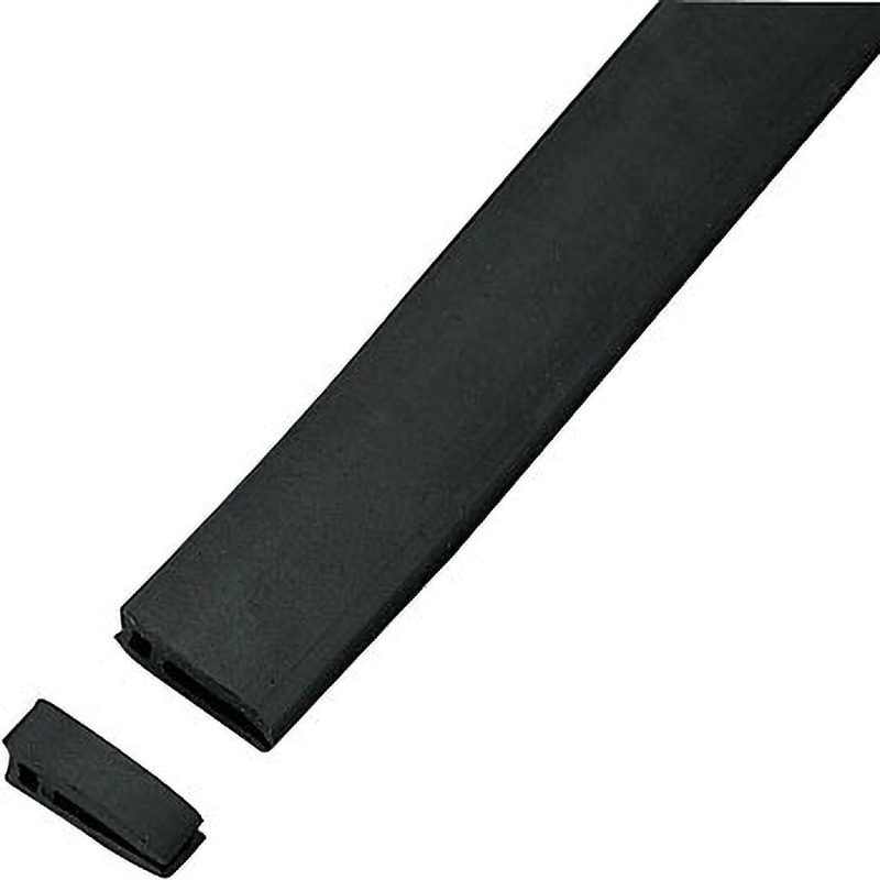 209-0302 1m ゴムパッキン LAMP(スガツネ工業) 導電性 ブラック色 1本