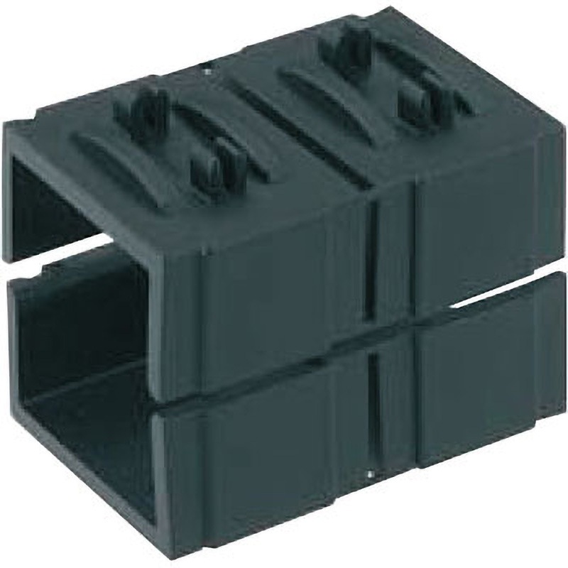 963003BCP RKパイプジョイントシステム インサート LAMP(スガツネ工業) ブラック色 外径(クランプ側)30×30mm適合パイプ径25×25mm  963003BCP