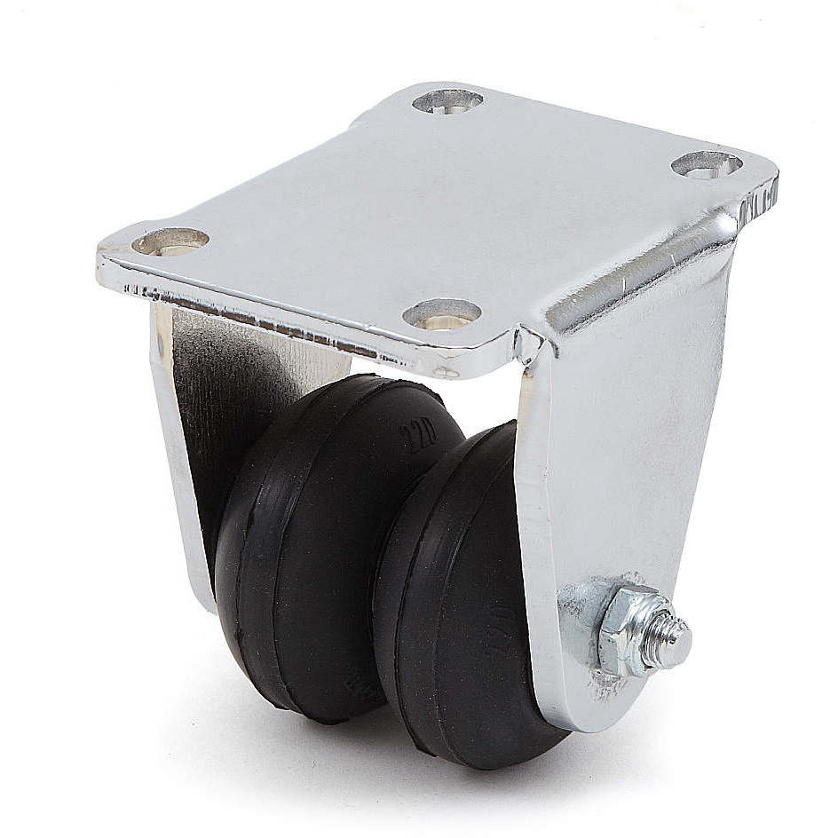 SUG-16-32R-XD 低床式双輪キャスター 30シリーズ LAMP(スガツネ工業) 材質(本体)鋼 ゴム車輪 プレート式固定車キャスター 取付高85.7mm  SUG-16-32R-XD 8,698円