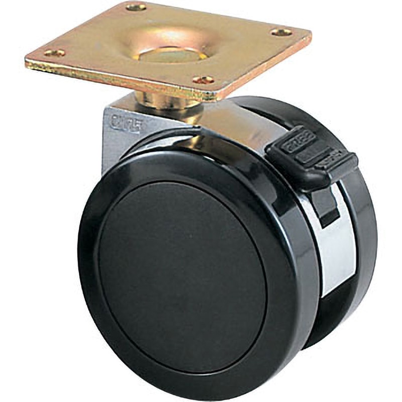 GX75PS キャスター GX-P プレートタイプ LAMP(スガツネ工業) 樹脂車輪