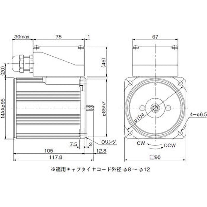 M9MX40GK4Y 新Gシリーズ 小形ギヤードモータ(三相モータ M9MX40GK4Y 新Gシリーズ 小形ギヤードモータ(三相モータ