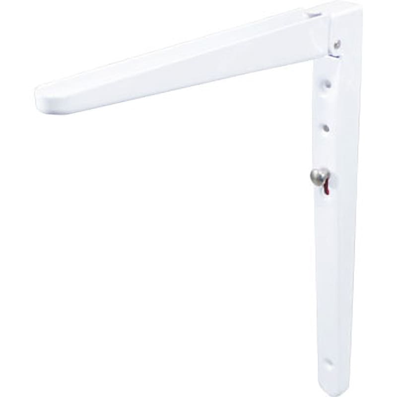 BTO-300W ランプ印 折りたたみブラケット BTO型 LAMP(スガツネ工業) 粉体焼付塗装/ホワイト仕上 L型棚受け  1個