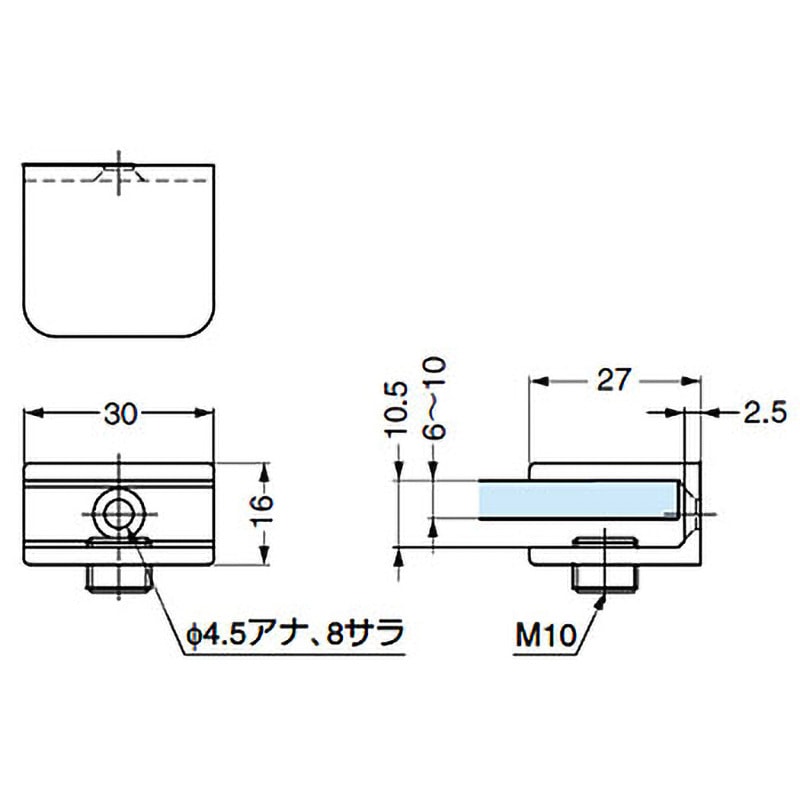 2880ZN5 P&S プレートサポート2880 1個 LAMP(スガツネ工業