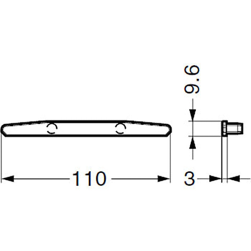 LIN-X600S-1820 ランプ印 モノフラットリンクスヒンジ LIN-X600型 LAMP
