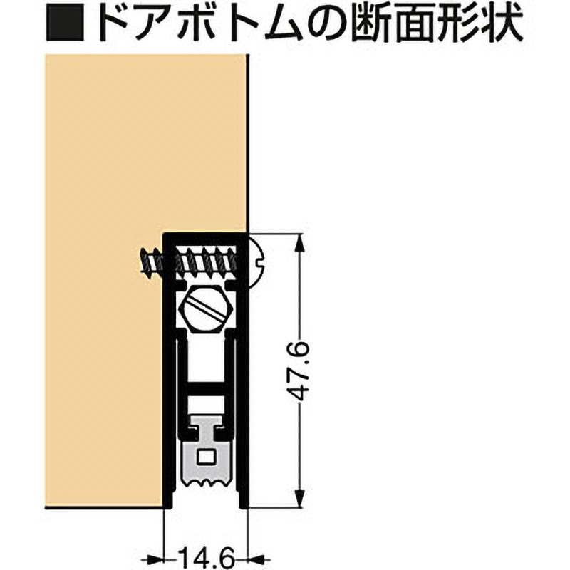 4131CRL-36 PEMKO ドアボトム LAMP(スガツネ工業) 長さ914mm 1個