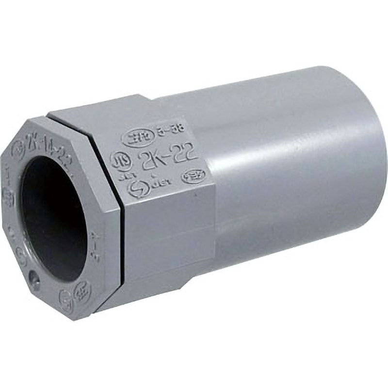 2K22GHW 2号コネクタ 日動電工 グレー色 2K22GHW - 【通販モノタロウ】