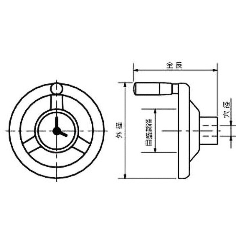 SD-75A-180-20-40L インデックスハンドル 1個 三木プーリ 【通販サイト