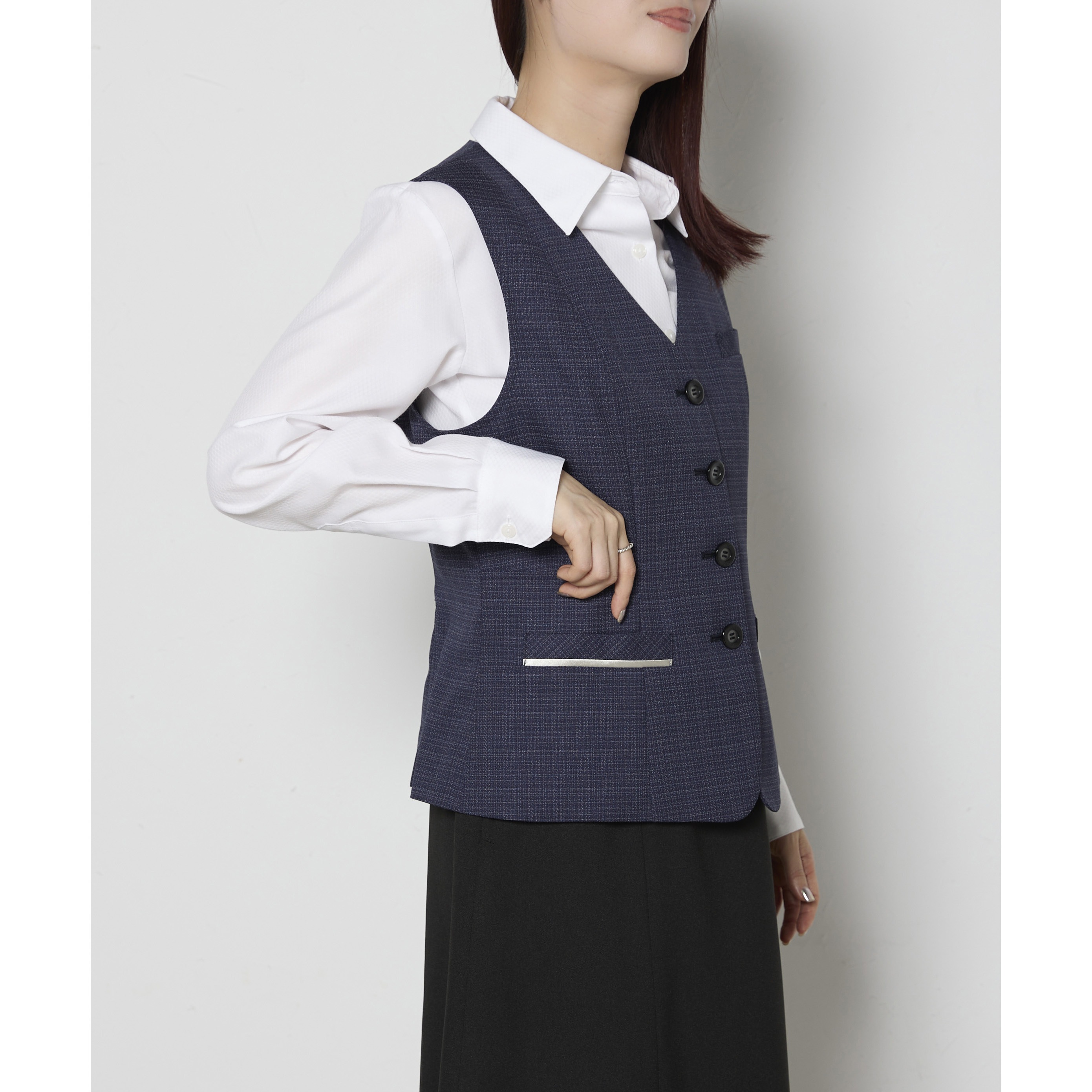 【新品】bow.a ベスト AMBIDEX Store △〇lasew ベスト(F キナリ): FLAT-cic-HATENA