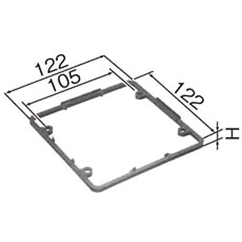 DM5901 ボックス用 継枠 Panasonic(パナソニック) 大型四角 1個