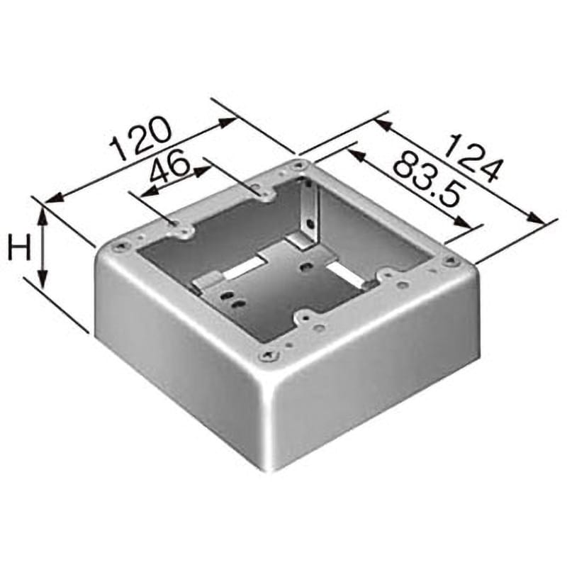 DZB276E 2個用スイッチボックス ノックなし 1個 パナソニック 