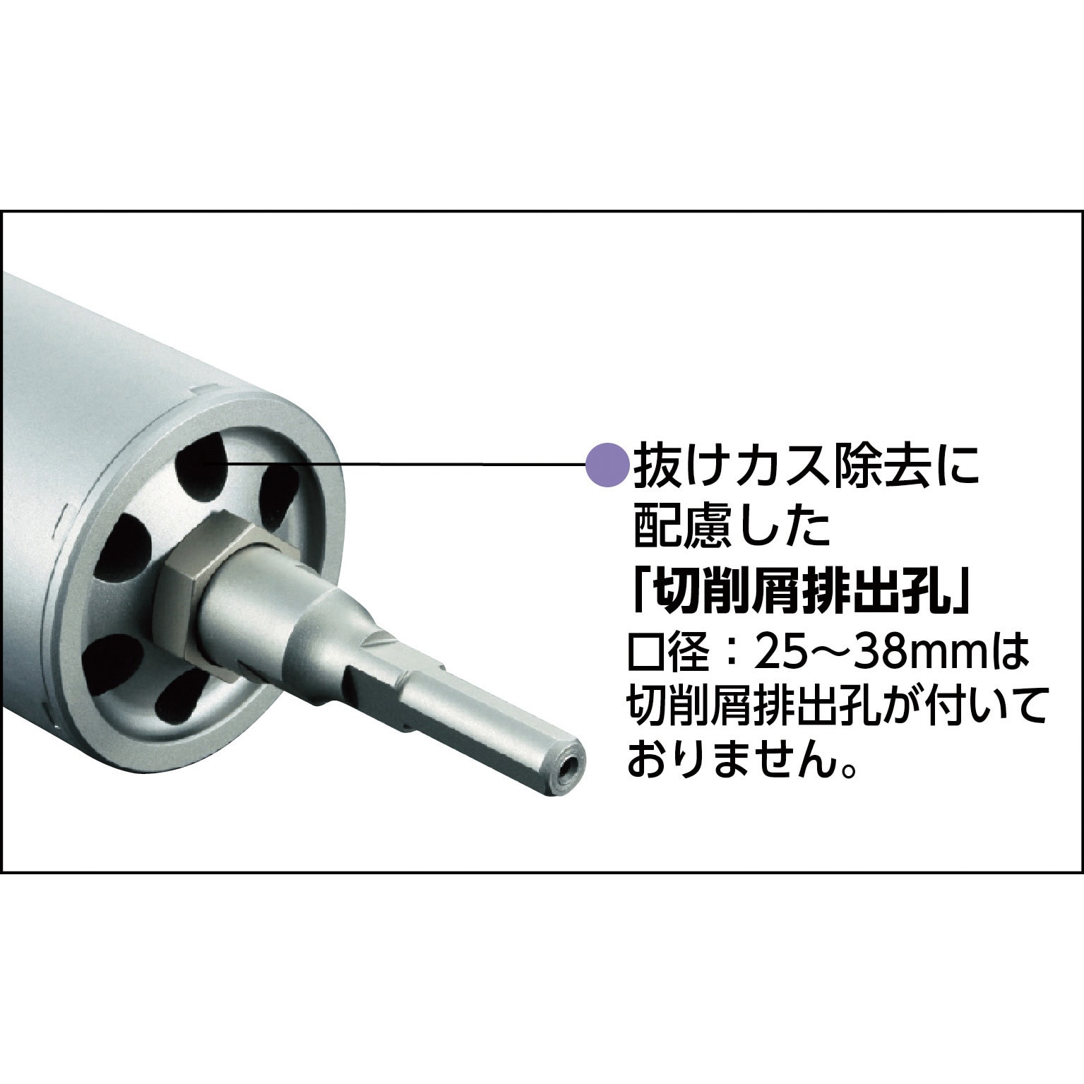 ES-D100SDS ESコアドリル 乾式ダイヤ(SDSシャンク) ユニカ 刃径100mm有効長135mm - 【通販モノタロウ】