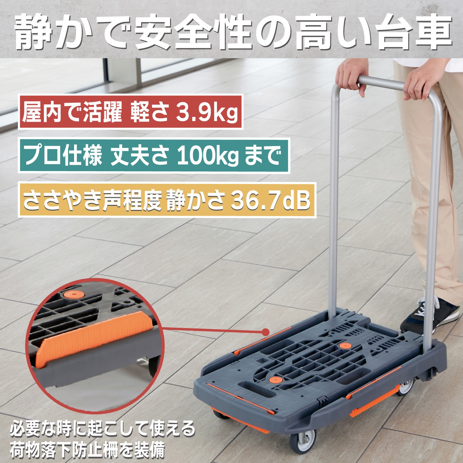 MPK-6039-DG こまわり君(新型) TRUSCO 折りたたみハンドルタイプ 適合