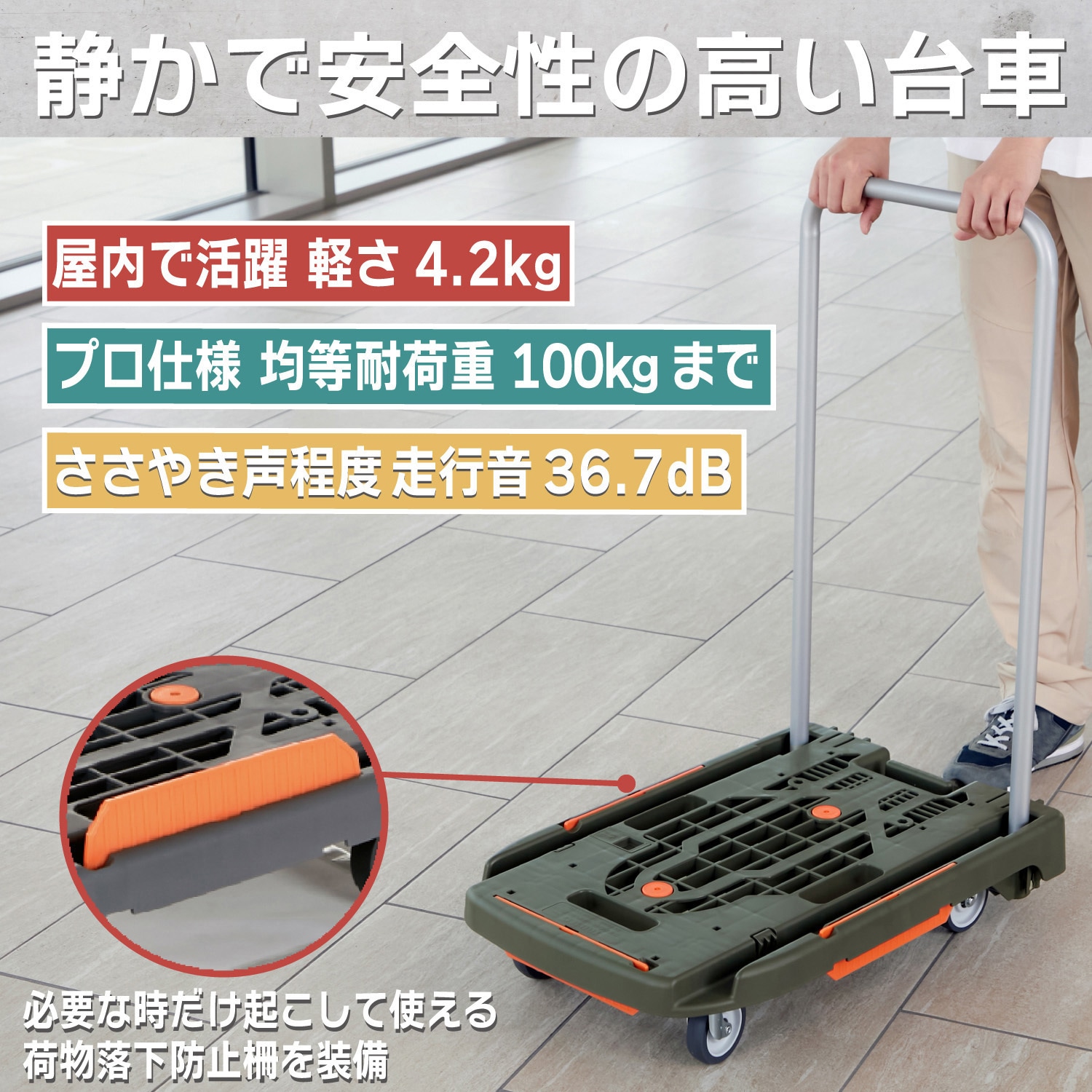 MPK-6039JS-OD こまわり君(新型)樹脂ストッパー付 TRUSCO 折りたたみ