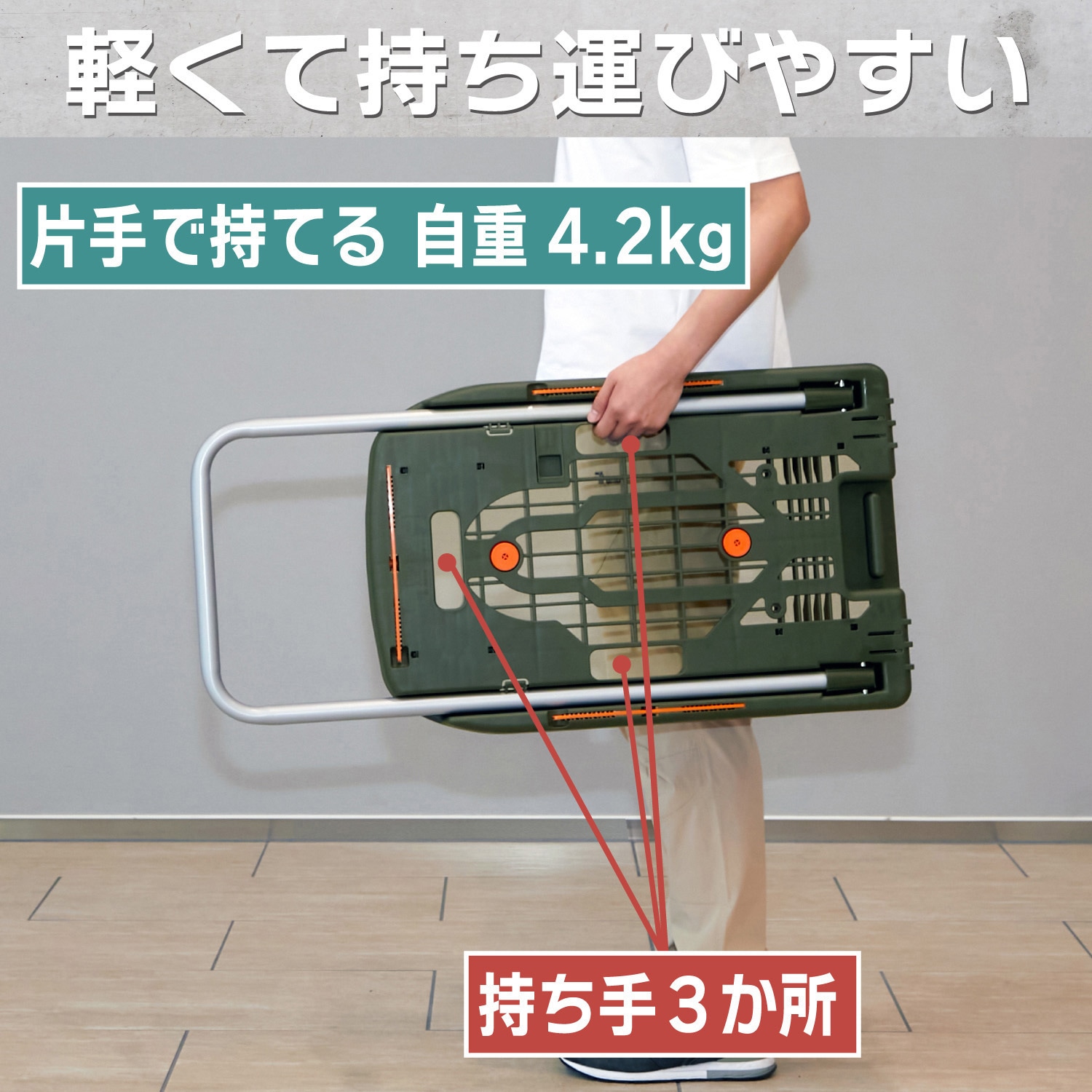 MPK-6039JS-OD こまわり君(新型)樹脂ストッパー付 TRUSCO 折りたたみ