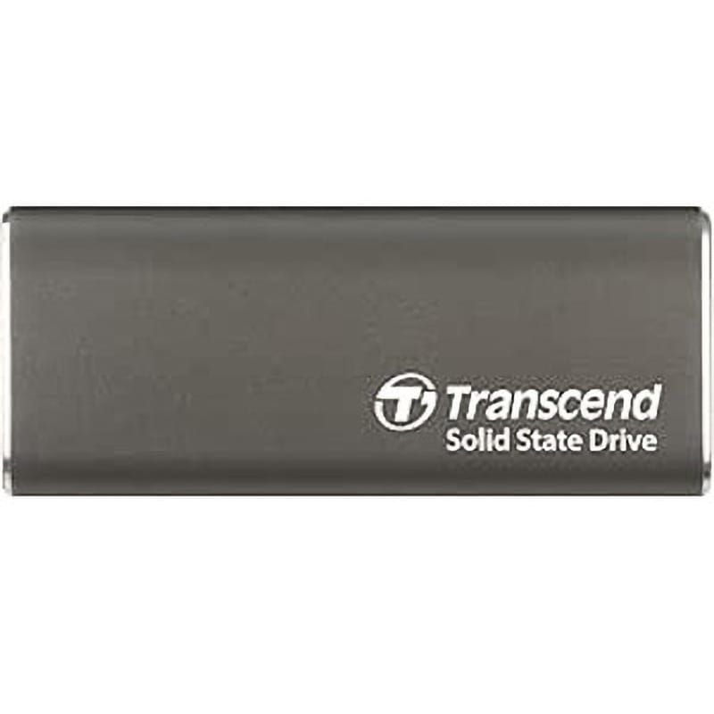 トランセンド ポータブルSSD 500GB TS500GESD265C TS500GESD265C ポータブルSSD トランセンド アイロングレー色 500GB