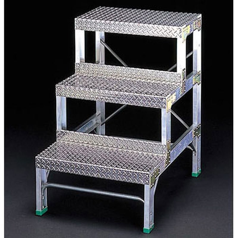 EA903XD-130 踏台 エスコ 4段 天板高さ1.2m天板幅340mm奥行600mm  EA903XD-130