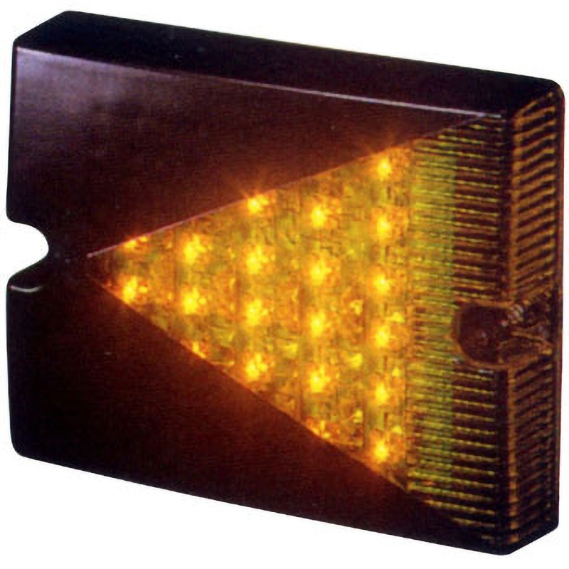 SLEK24YT2J LEDシグナルランプ(連続点灯) KOITO(小糸製作所) 24V 黄・矢印タイプ   SLEK24YT2J