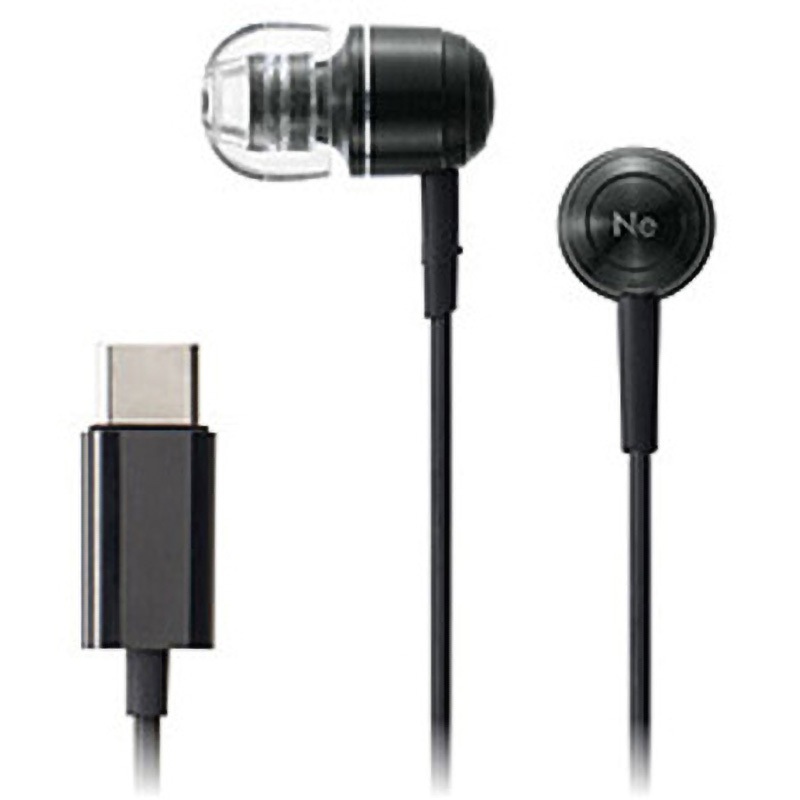 HP-Q50CK イヤホン カナル型 USB Type-C ラディウス ダイナミック型 ブラック色 HP-Q50CK