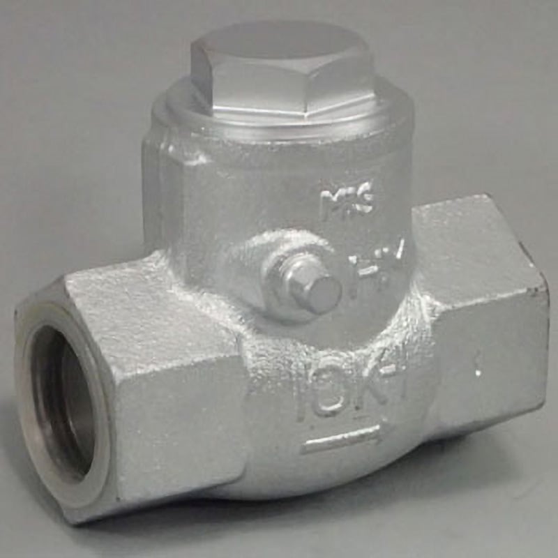 HM10 SCS マレブル10Kタイプ汎用スイング逆止弁(ねじ込み) 桑名金属工業 材質(シート)13Cr.S.S. 呼び径(B)1  HM10 SCS
