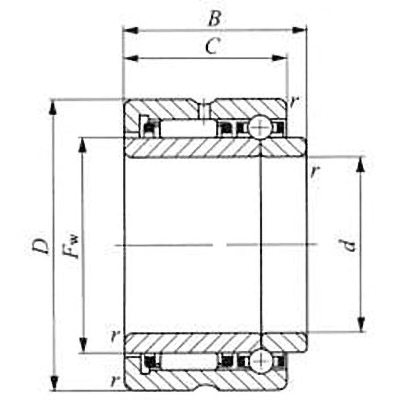 ニホントムソン IKO フラットケージ 単列フラットケージ 鋼製保持器