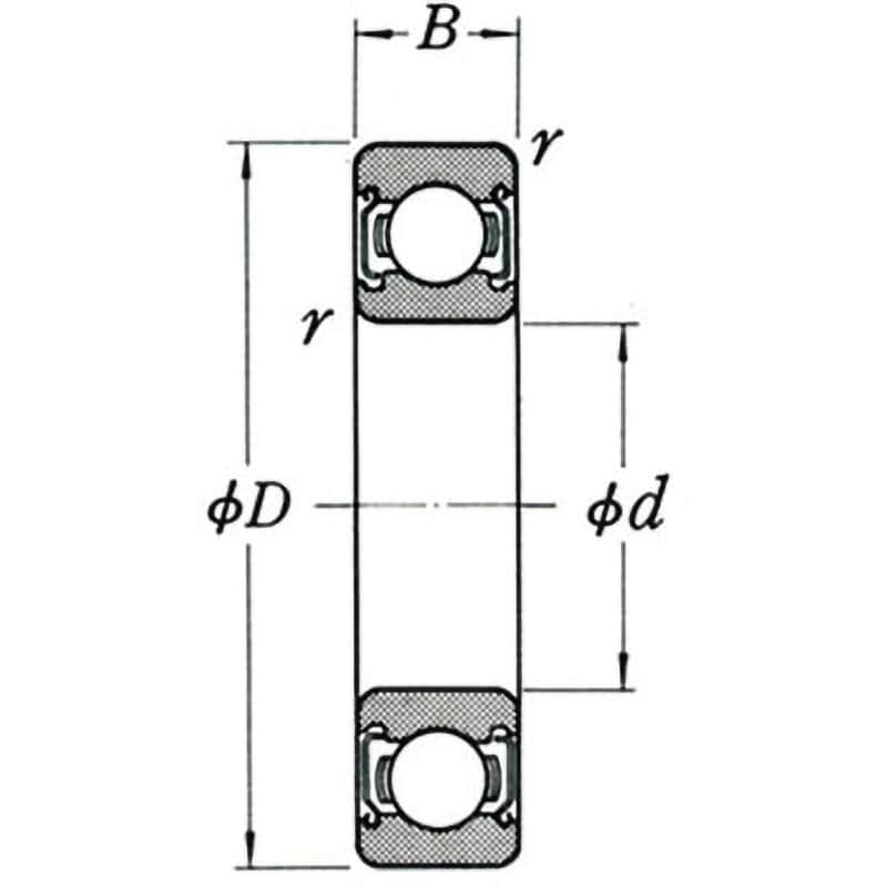 6410ZZ 単列深溝玉軸受 6400番台 ZZ 1個 NSK(日本精工) 【通販サイト