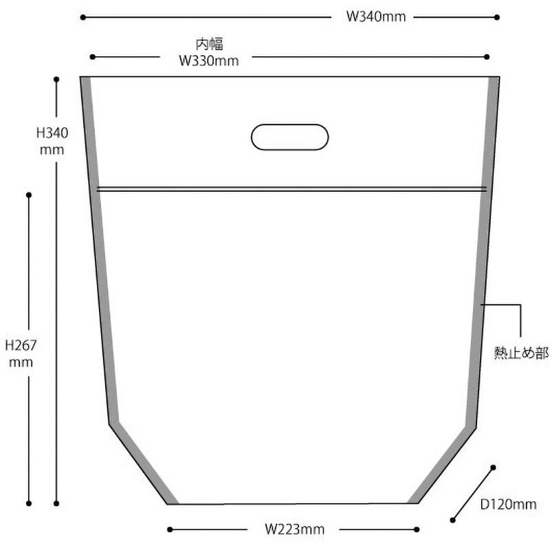 PPK-ZL フォトプリントジップ付バッグ/カゴ HEADS(ヘッズ