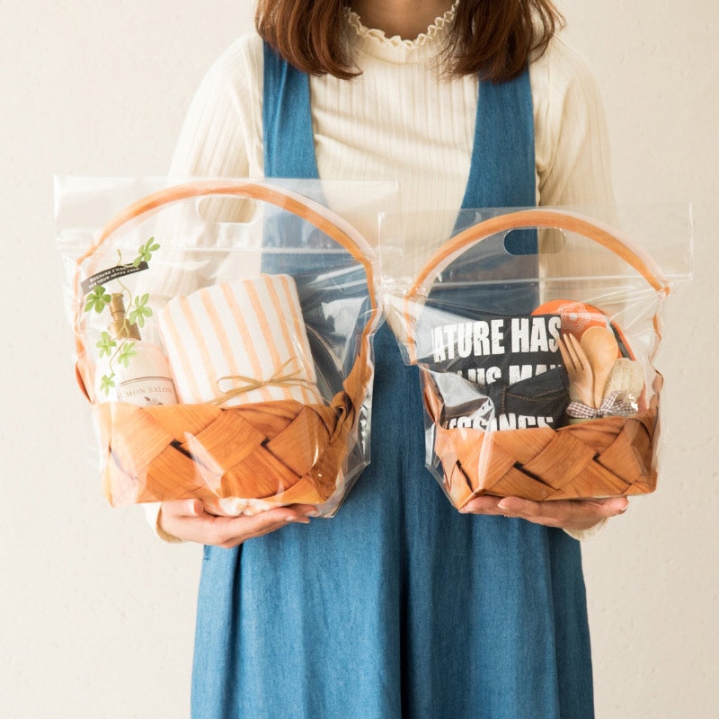 PPK-ZL フォトプリントジップ付バッグ/カゴ HEADS(ヘッズ