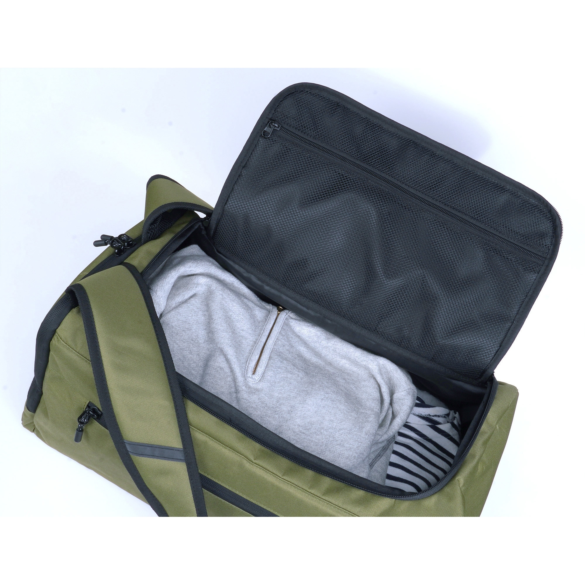 9126 3WAYボストンバッグ35L 9126 カジメイク カーキ色 - 【通販