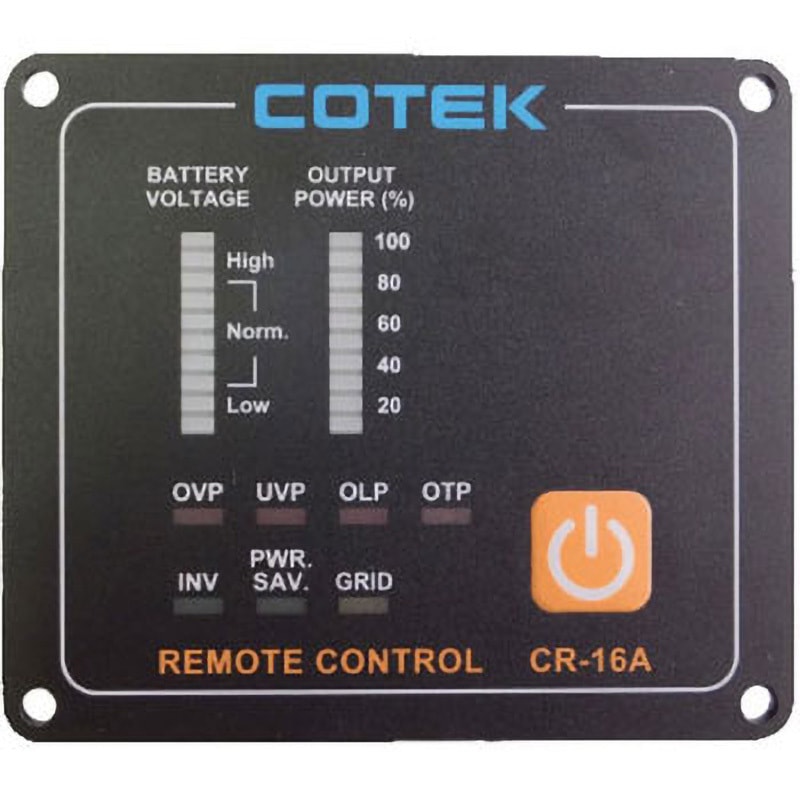 CR-16A 高機能リモートコントローラー(ON/OFF切替及び各種表示機能付き) 1個 COTEK(コーテック) 【通販モノタロウ】 10,904円