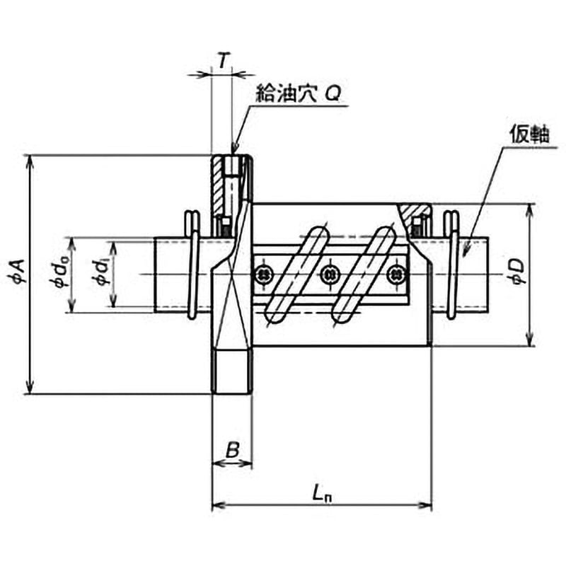 RNFTL4010A7S RNFTL型 搬送用ボールねじ(チューブ式片フランジ RNFTL4010A7S RNFTL型 搬送用ボールねじ(チューブ式片フランジ