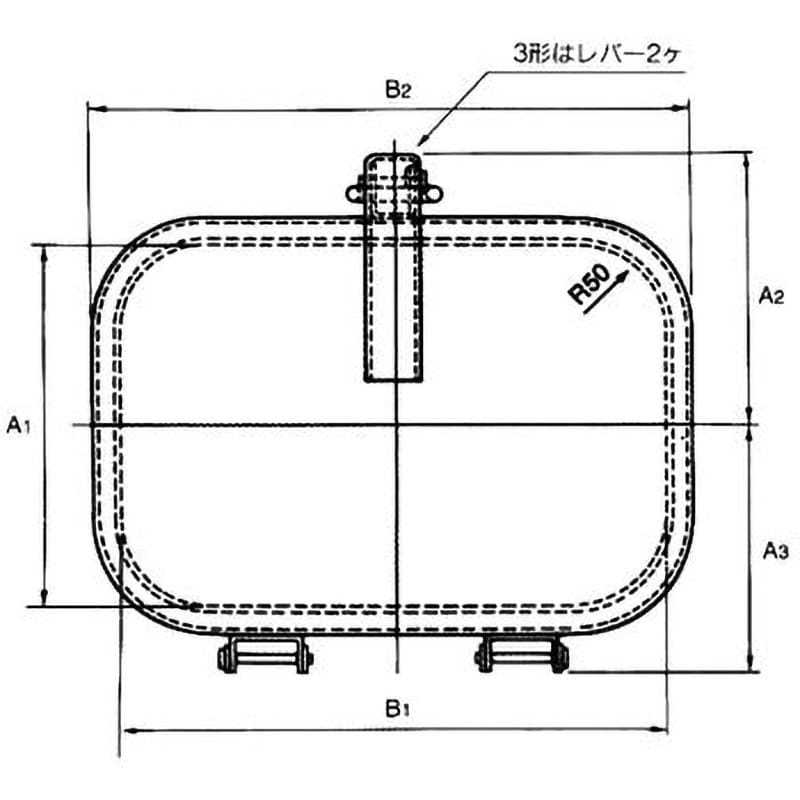 CMD-P2-V ワンタッチ窓 基本形 耐圧タイプ 1個 椿本バルク CMD-P2-V ワンタッチ窓 基本形 耐圧タイプ 1個 椿本バルク