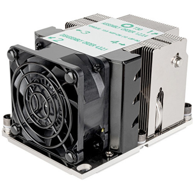 SST-XE02-3647NB SilverStone XE02-3647N Intel LGA 3647 Narrowソケット装備2Uスモールファクター・サーバー/ワークステーション用CPUクーラー 1台 SILVER STONE(シルバーストーン) 【通販モノタロウ】