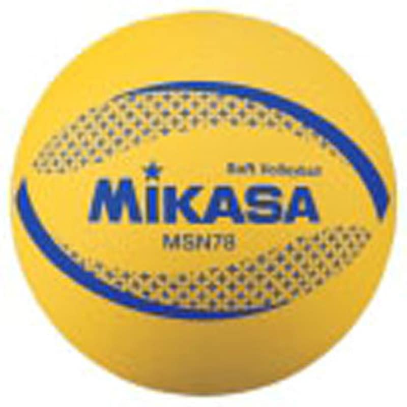 MSN78-Y ソフトバレー MIKASA (ミカサ) イエロー色 特殊配合ゴム
