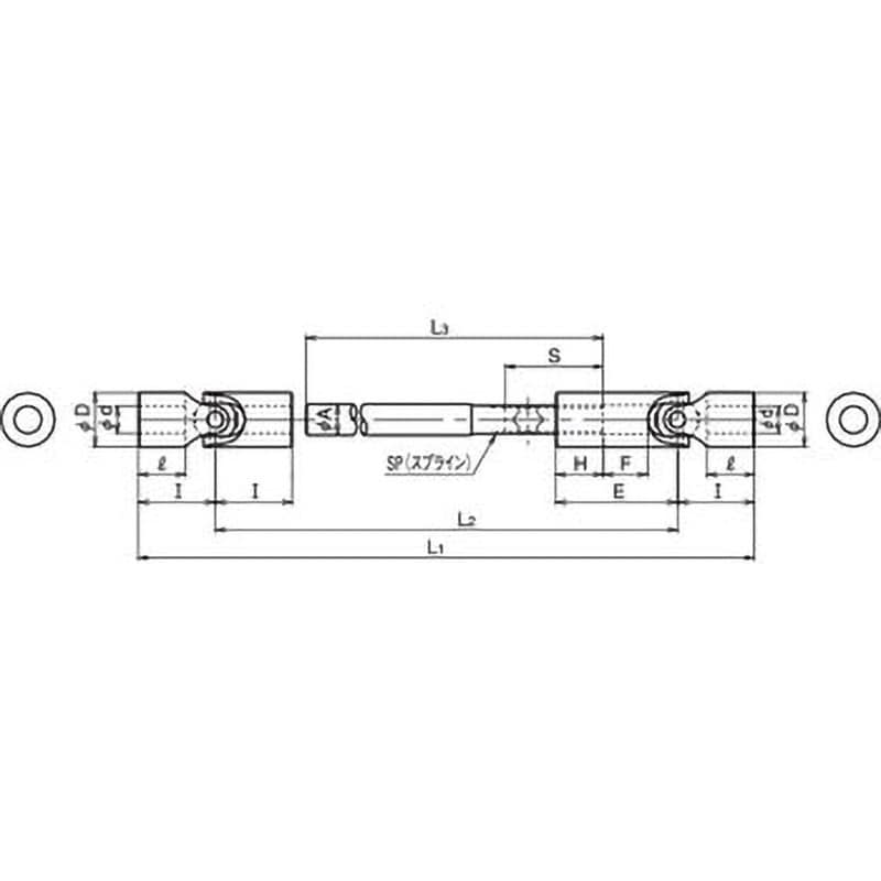 B-25PS 軸付ジョイント 強力タイプB-PS型 1個 三好キカイ 【通販サイト