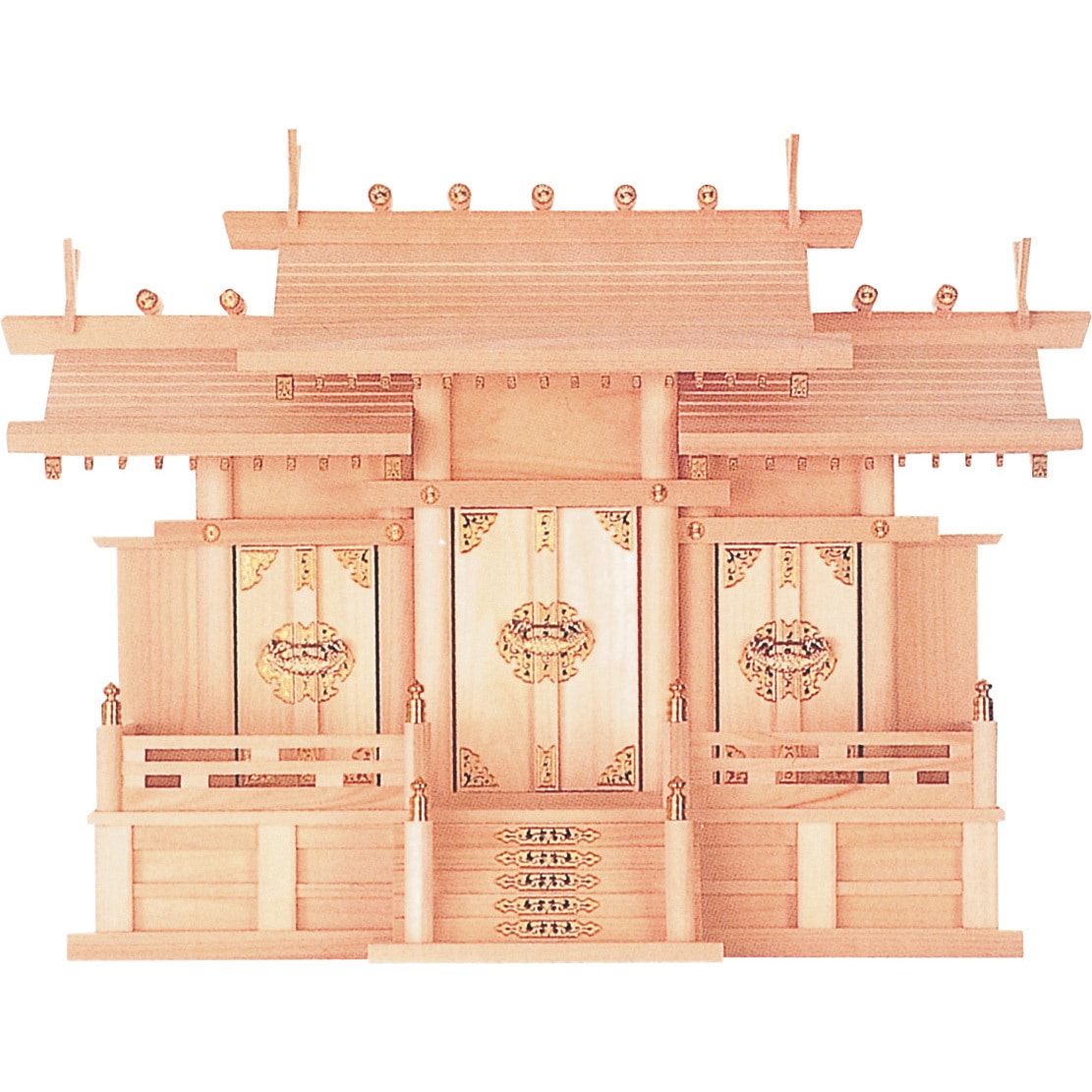 神棚 屋根違い三社 (小) 1個 ナカムラ商事 【通販モノタロウ】